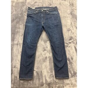 Levi's 510 Skinny Jeans Mens 36x30 Blue Dark Wash Stretch Denim Minimalist